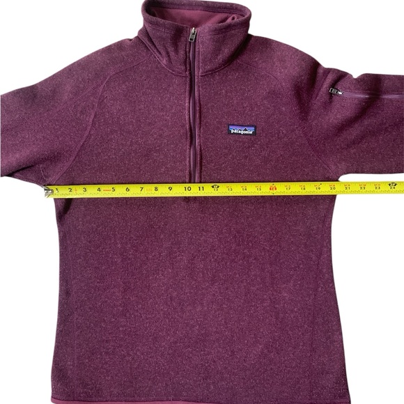 Patagonia Women’s Better Sweater 1/4 Zip Fleece Jacket Plum Purple Size L - Picture 4 of 8